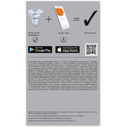 SET 3x LED Dimming bulb SMART+ GU10/5W/230V 2,700K Wi-Fi - Ledvance