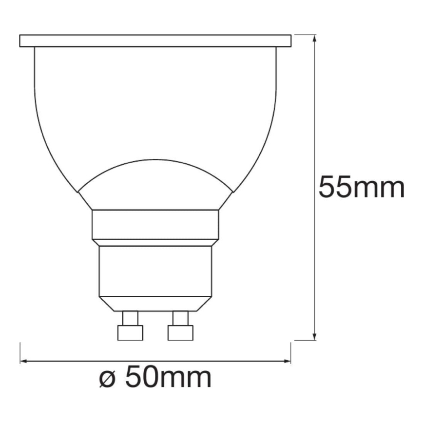 SET 3x LED Dimming bulb SMART+ GU10/5W/230V 2,700K Wi-Fi - Ledvance
