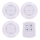 SET 3x LED Dimming light with remote control LED/3xAAA