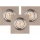 SET 3x LED Recessed light VITAR 1xGU10/5W/230V CRI 90 concrete