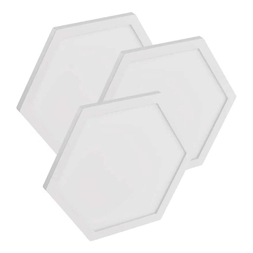 SET 3x LED RGBIC+CCT Dimmable panel - extension 3xLED/1,8W/230V Wi-Fi Tuya