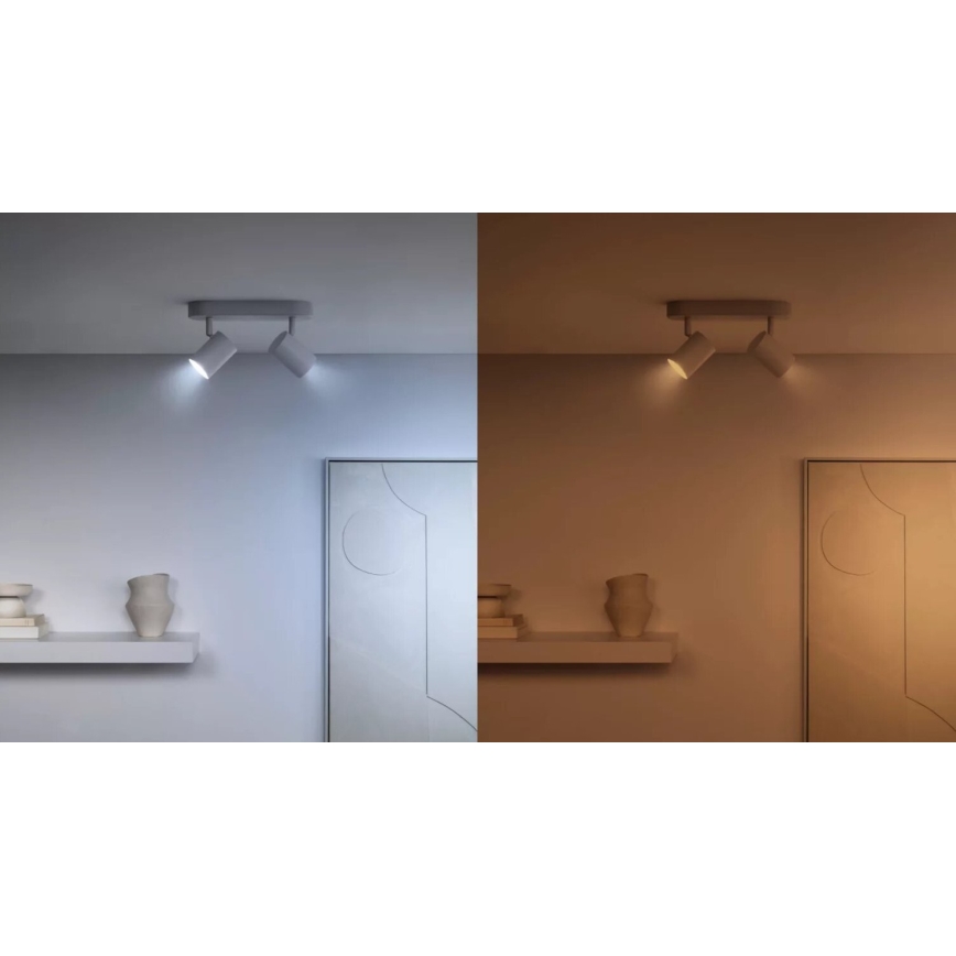 SET 3x LED RGBW Dimmable bulb PAR16 GU10/4,7W/230V 2200-6500K Wi-Fi - WiZ