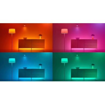 SET 3x LED RGBW Dimmable bulb PAR16 GU10/4,7W/230V 2200-6500K Wi-Fi - WiZ