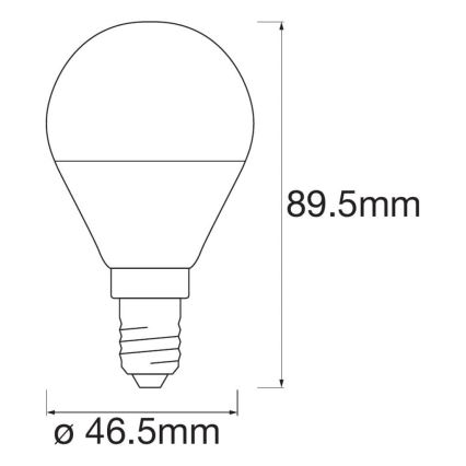 SET 3x LED RGBW Dimmable bulb SMART+ E14/5W/230V 2700K-6500K Wi-Fi - Ledvance