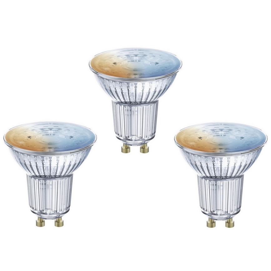 SET 3x LED RGBW Dimming bulb SMART+ GU10/5W/230V 2700K-6500K Wi-Fi - Ledvance