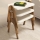 SET 3x Side table PARIS creamy/brown