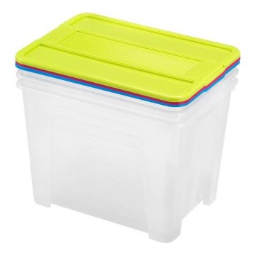 SET 3x Storage box TEX BOX 21 l