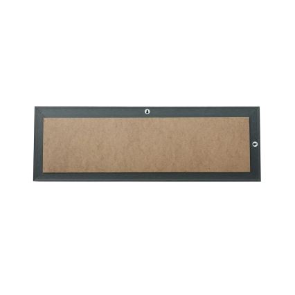 SET 3x Wall mirror 70x30 cm black