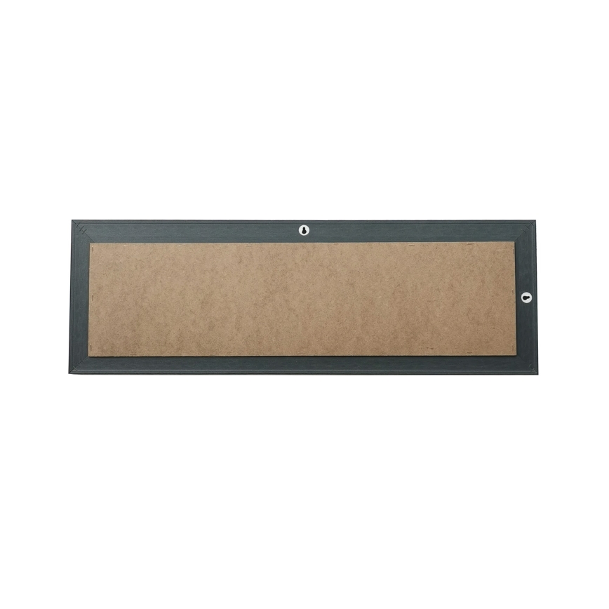SET 3x Wall mirror 70x30 cm black