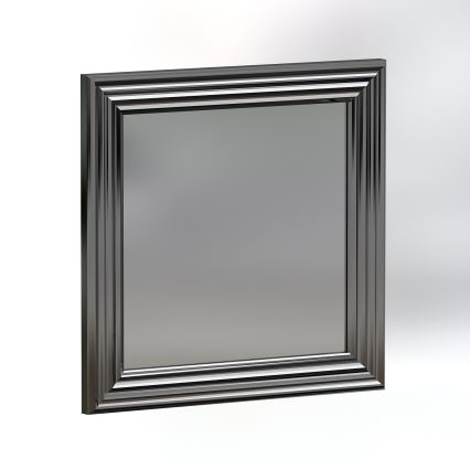 SET 3x Wall mirror OTTO 40x40 cm silver