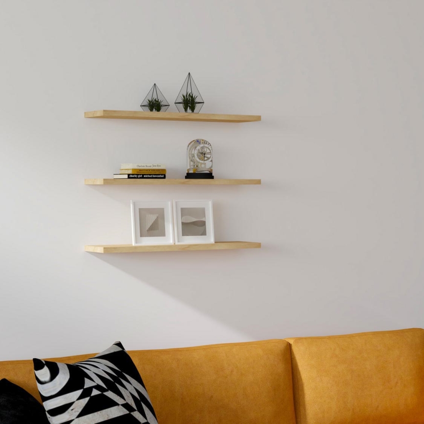 SET 3x Wall shelf BOSS beige