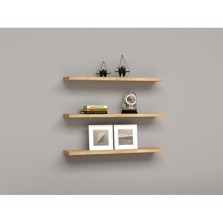 SET 3x Wall shelf BOSS beige