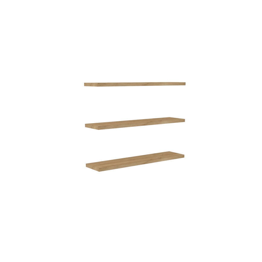 SET 3x Wall shelf BOSS beige
