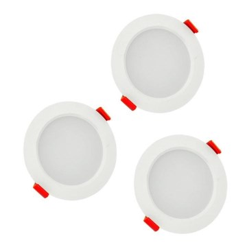 SET 3xLED Bathroom suspended ceiling light MIRO LED/6W/230V IP44