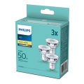 SET 3xLED Bulb Philips GU10/4,6W/230V 2700K