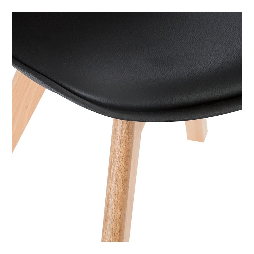 SET 4x Dining chair BAYA beech/black