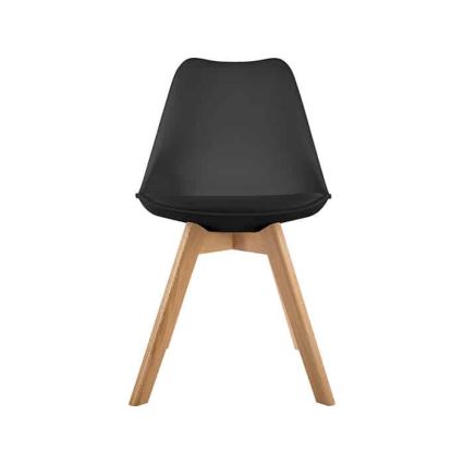 SET 4x Dining chair BAYA beech/black