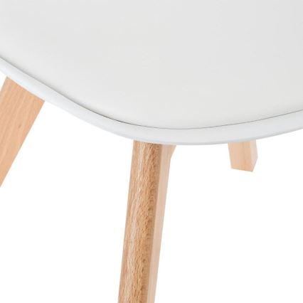SET 4x Dining chair BAYA beech/white
