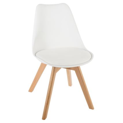 SET 4x Dining chair BAYA beech/white