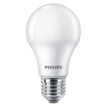 SET 4x LED Bulb Philips A60 E27/10,5W/230V 2700K