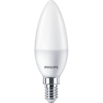 SET 4x LED Bulb Philips B35 E14/5W/230V 2700K