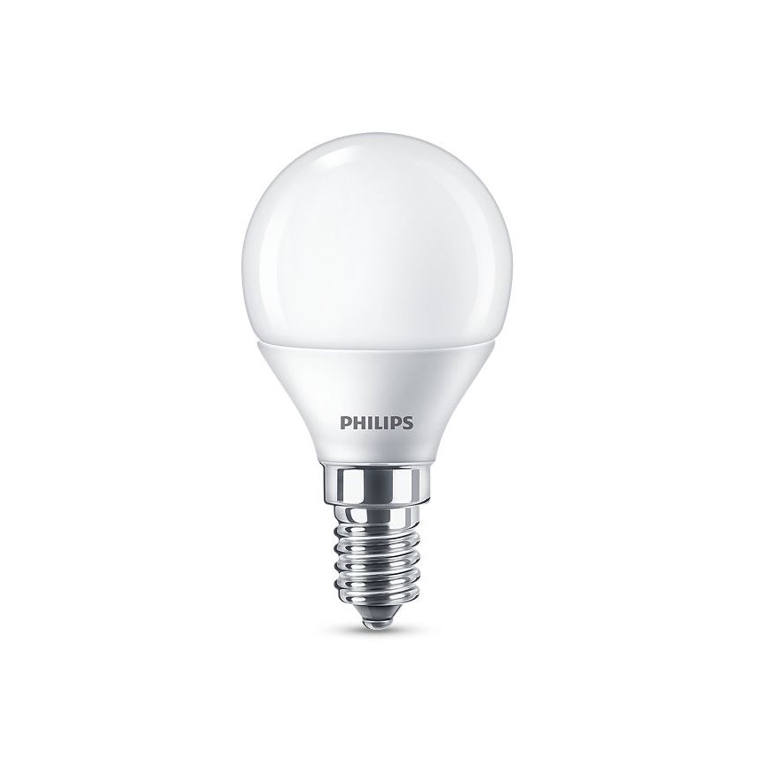 SET 4x LED Bulb Philips P45 E14/5,5W/230V 2700K