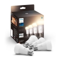 SET 4x LED Dimmable bulb Philips Hue WHITE A60 E27/9W/230V 2700K