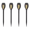 SET 4x LED Solar lamp 4xLED/3,6V 1xAAA IP44 100 mAh