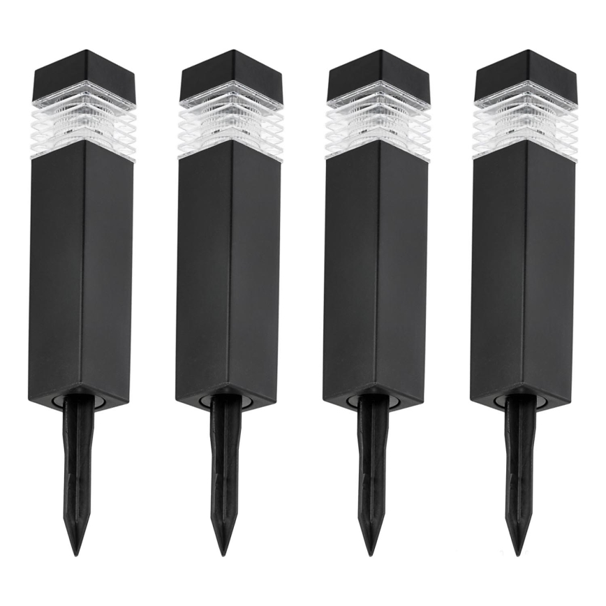 SET 4x LED Solar lamp LED/0,06W/1,2V 6000K IP44