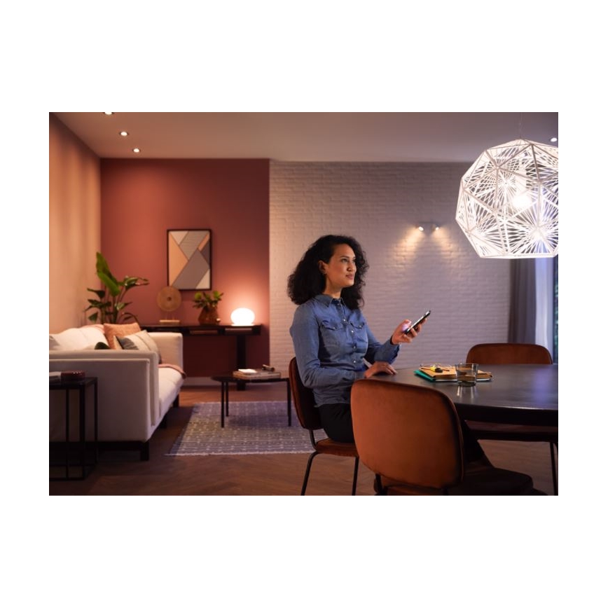 SET 4xLED Dimmable bulb Philips Hue WHITE AMBIANCE E27/6W/230V 2200-6500K