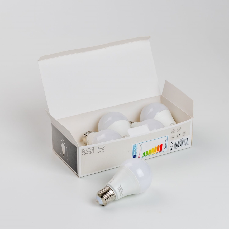 SET 5x LED Bulb A60 E27/9W/230V 2700K - Paulmann 28780