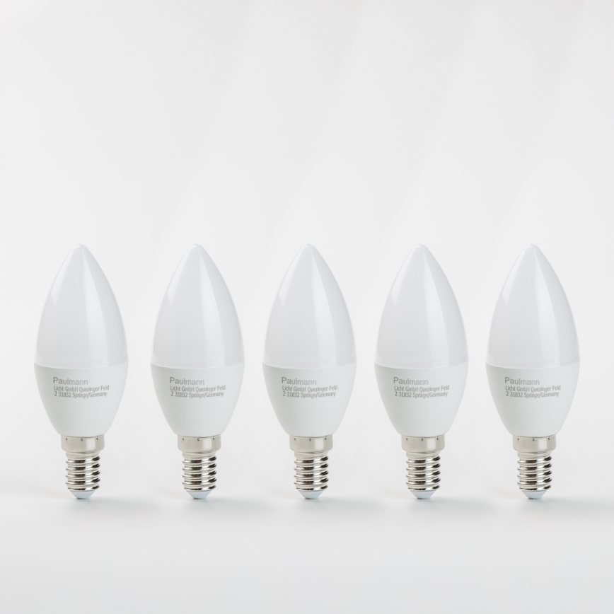 SET 5x LED Bulb E14/5,5W/230V 2700K - Paulmann 28782