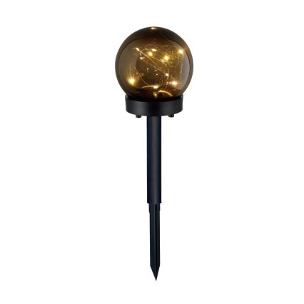 SET 5x LED Solar lamp 5xLED/0,12W/1,2V 3000K IP44 black