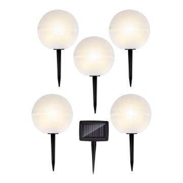 SET 5x LED Solar light LED/3,2V multicolor