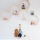 SET 5x Wall shelf RAF 36x31 cm spruce