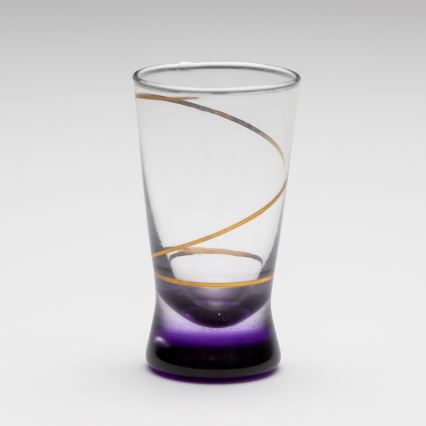 Set 6x glass for shots 25 mm clear green