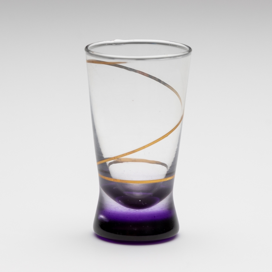 Set 6x glass for shots 25 mm clear green