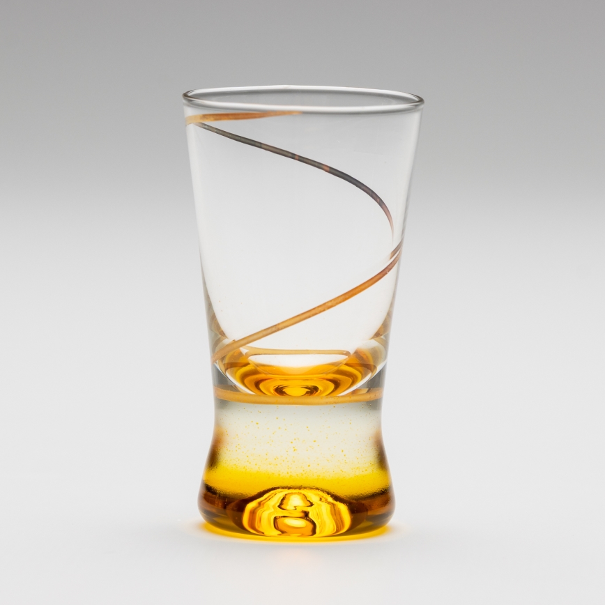 Set 6x glass for shots 25 mm clear yellow