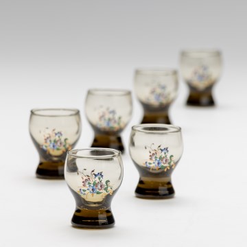 Set 6x glass for shots smoky bouquet no.2