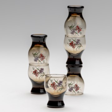 Set 6x glass for shots smoky bouquet no.3