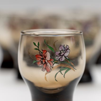 Set 6x glass for shots smoky bouquet no.3