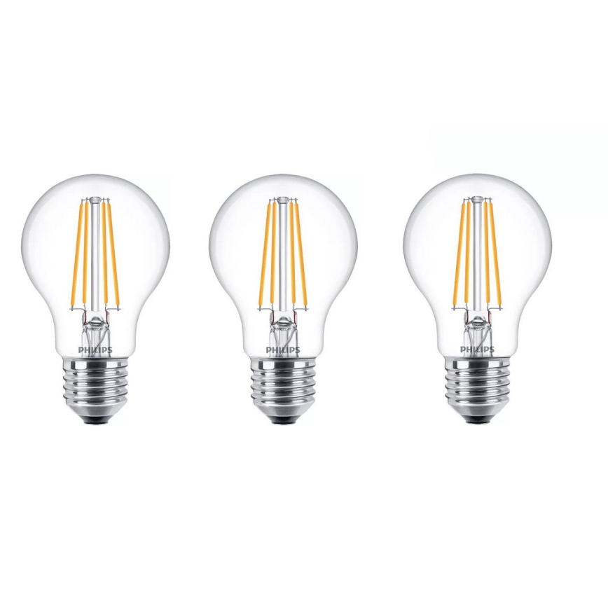 SET 6x LED Bulb VINTAGE Philips E27/4W/230V 2700K