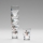 Set 6x liqueur glass clear - flower pattern no. 6