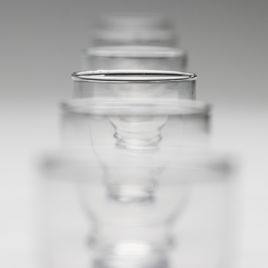 Set 6x liqueur glass clear