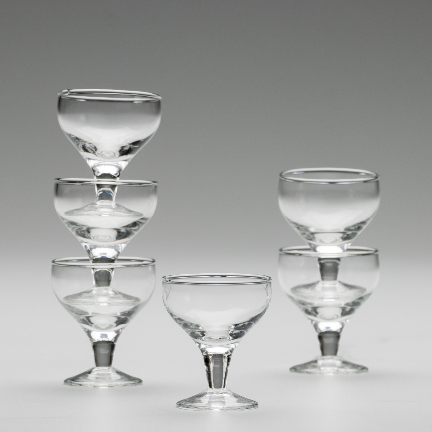 Set 6x liqueur glass clear