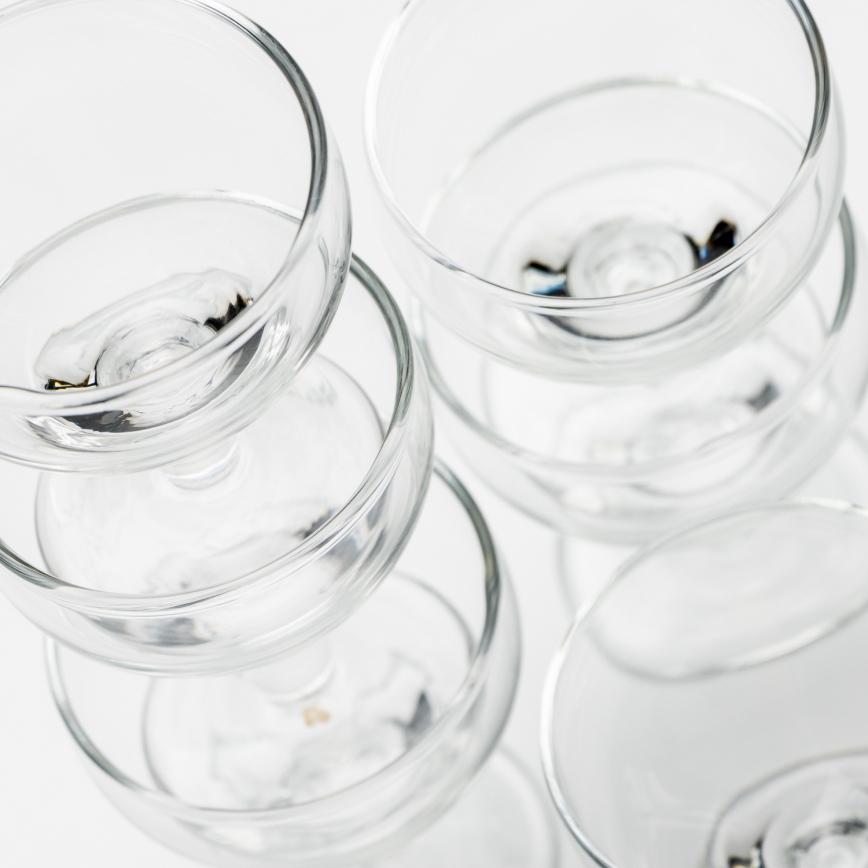 Set 6x liqueur glass clear
