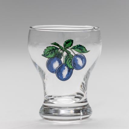 Set 6x liqueur glass clear - plum