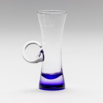 Set 6x liqueur glass with a handle purple