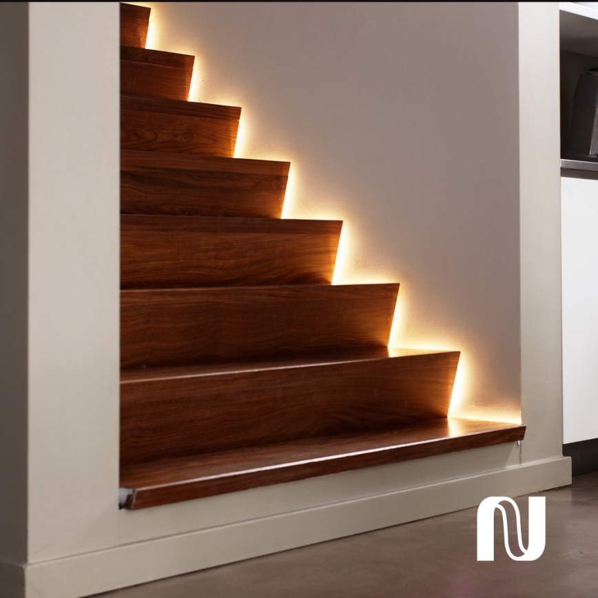 SET - LED RGBW Dimmable strip Philips Hue WHITE AND COLOR AMBIANCE 2m LED/20W/230V + strip 1m LED/11W/12V