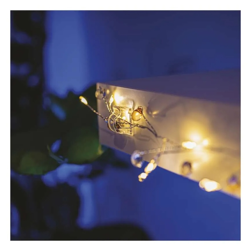 Set of 10 Christmas Light Clips